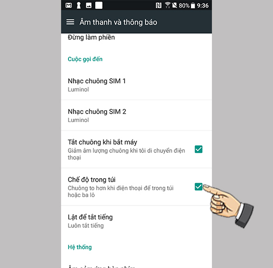 Kích hoạt tính năng